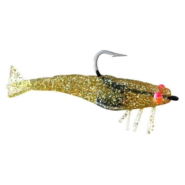 Picture of Doa Shrimp Lure, 2.75", 3 Pack - Gold Glitter