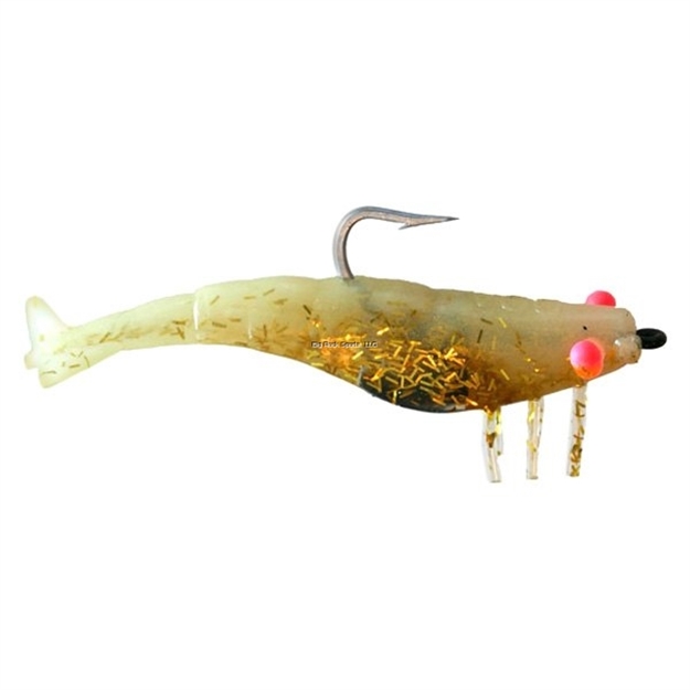 Picture of Doa Shrimp Lure, 2.75", 6 Pack - Glow/Gold Rush Belly