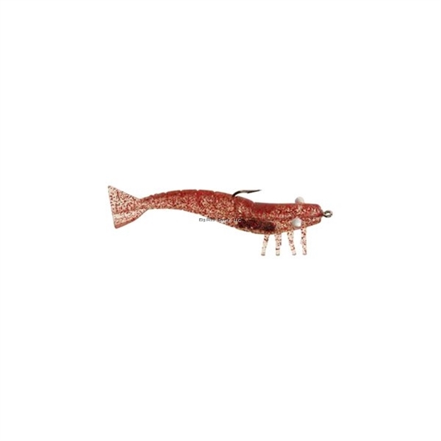 Picture of Doa Shrimp Lure, 3", 1/4 Oz, Clear Red Glitter, 9/Pack