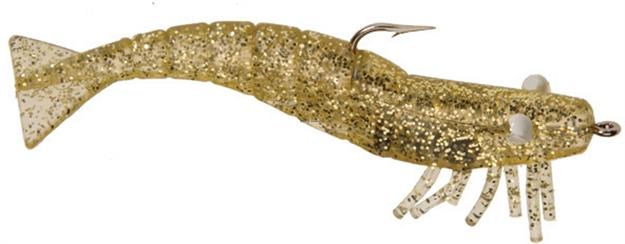 Picture of Doa Shrimp Lure, 3", 1/4 Oz, Gold Glitter, 9/Pack