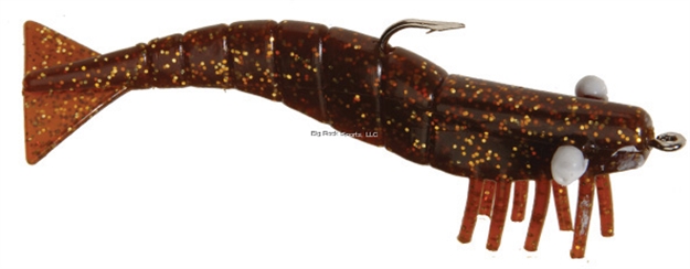 Picture of Doa Shrimp Lure, 3", 1/4 Oz, Rootbeer/Gold Glitter, 1/Pack