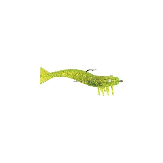Picture of Doa Shrimp Lure, 4", 1/2 Oz, Chartreuse/Silver Glitter, 9/Pack