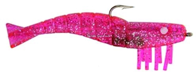 Picture of Doa Shrimp Lure, 4", 1/2 Oz, Pink/Silver Glitter, 3/Pack