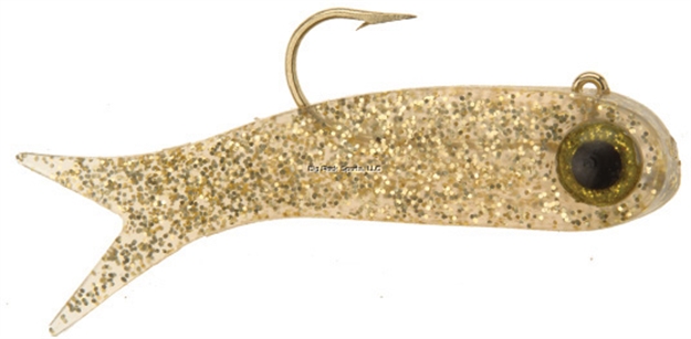 Picture of Doa Terroreyz Jighead, 1/4 Oz, Gold Glitter, 3/Pack