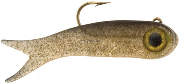 Picture of Doa Terroreyz Jighead, 1/4 Oz, Gold Glitter/Black Back, 3/Pack