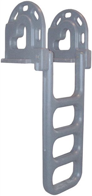 Picture of Dock Edge Ladr 4 Stp Rotomold Grey