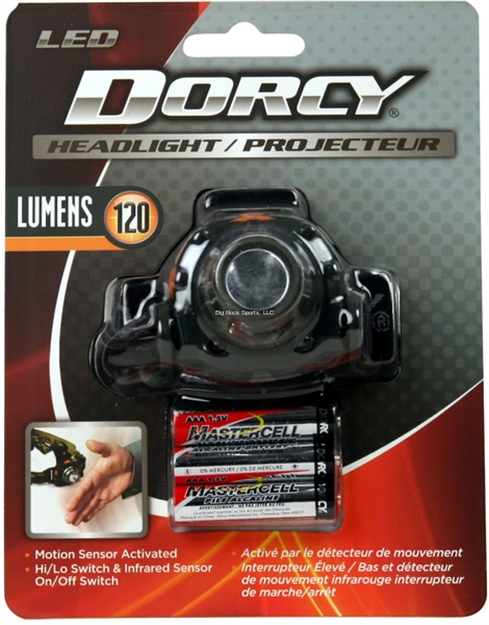 Picture of Dorcy 120 Lumen 3Aaa Motion Activated Headlight W/Adj Strp