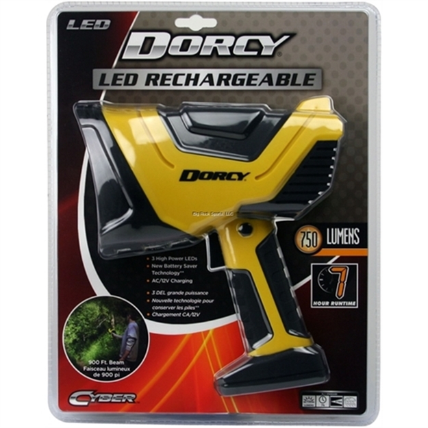 Picture of Dorcy 750 Lumen Spotlight,Charges AC OR DC Adapters, Comfort Grip