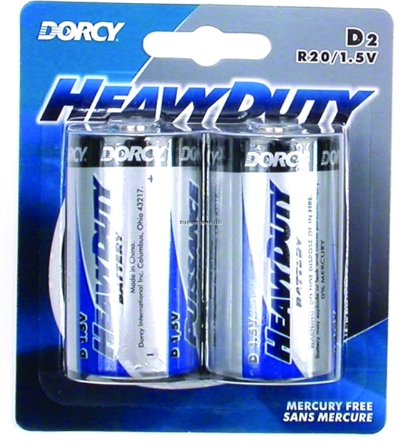 Picture of Dorcy Heavy Duty D Batteries 2-Pack