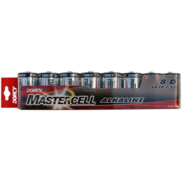 Picture of Dorcy Mastercell D Alkaline Batteries 8-Pack
