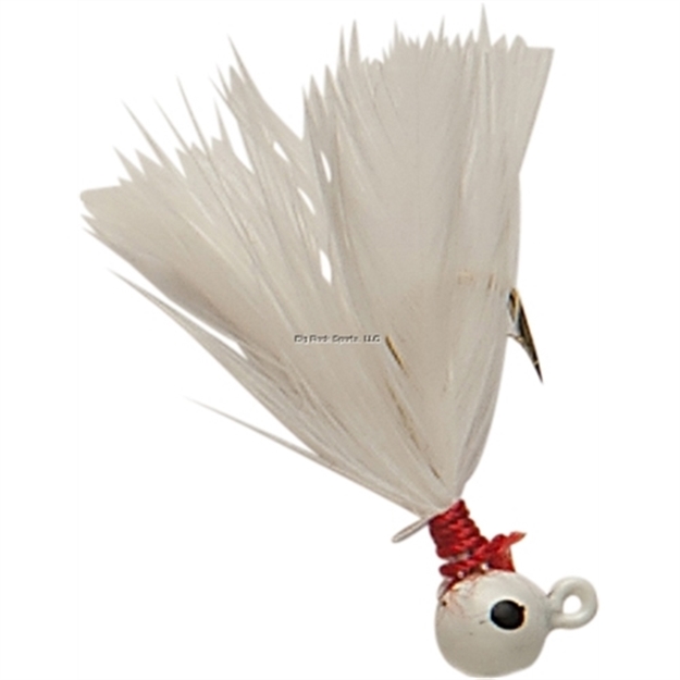 Picture of Double OO Flu-Flu Jig, 1/16 Oz, SZ 6 Hook, White/White 63131