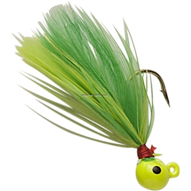 Picture of Double OO Flu-Flu Jig, 1/32 Oz, SZ 8 Hook, Chartreuse/Chartreuse & Lime 62933