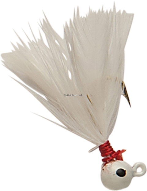 Picture of Double OO Flu-Flu Jig, 1/32 Oz, SZ 8 Hook, White/White