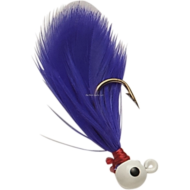 Picture of Double OO Flu-Flu Jig, 1/64 Oz, SZ 8 Hook, White/Purple
