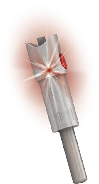 Picture of Double Take Archery Lighted Xbow Nock Moon .300" Red 3/Pack