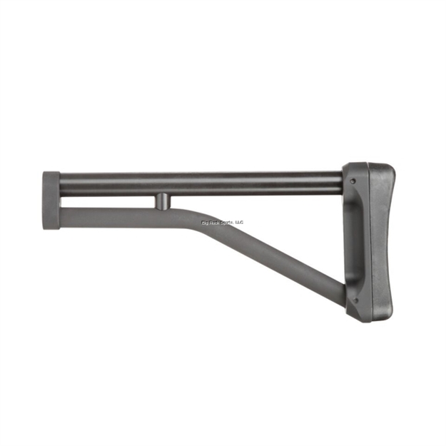 Picture of Doublestar Akfx Stock, End Cap And Butt, Machined  Aluminum Billet, Hard Coat Anodized. 9.5" Length Available With .5"Rp.