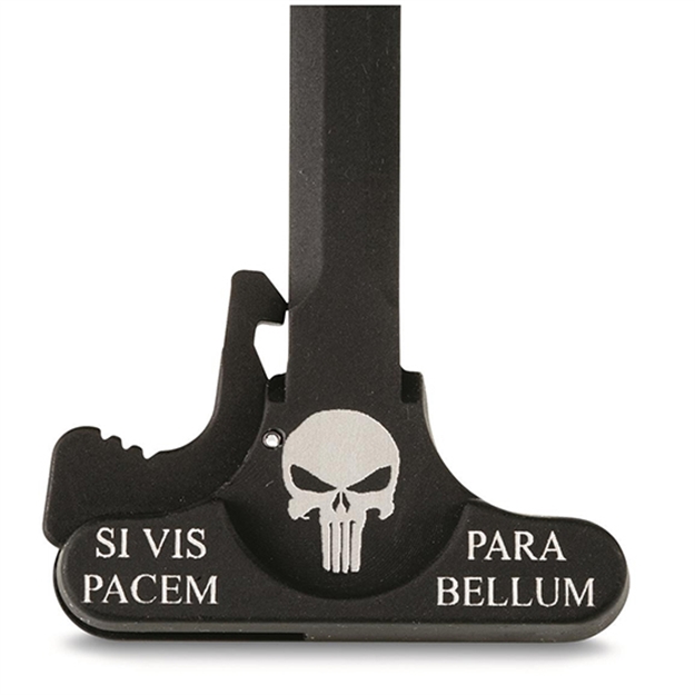 Picture of Doublestar Charging Handle Lasered W/ Punisher Skul DSC220