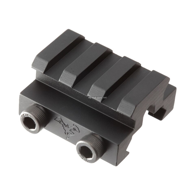 Picture of Doublestar Micro Riser 3 Slot, 5" Elevation For Raising Scope Rings. Fits ON Picatinny Rail With Solid Cross Bolt.