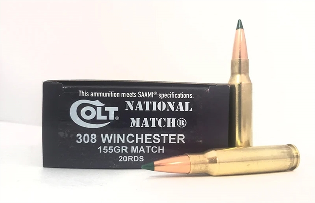 Picture of Doubletap 308 Win Colt Nat Match 155Gr 20/Bx 308W155CT