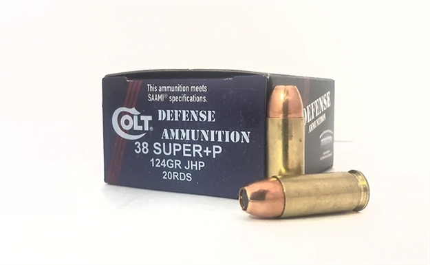 Picture of Doubletap 38 Super Colt Defense 124Gr Jhp 20/Bx 38SU124CT