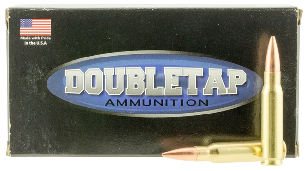 Picture of Doubletap Ammunition 308W155hp DT Longrange 308 Winchester/7.62 Nato 155 GR Hollow Point Boat Tail 20 Bx/ 25 CS