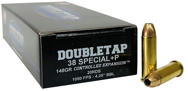 Picture of  Doubletap Ammunition 38Sp148ce   38Special 148Gr Controlled Expansion Jhp 20 Per Box/50 Case 753387049055