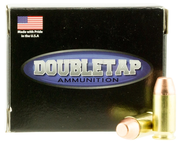 Picture of  Doubletap Ammunition 45A230fp Hunter  45Acp 230Gr Full Metal Jacket Flat Point 20 Per Box/50 Case