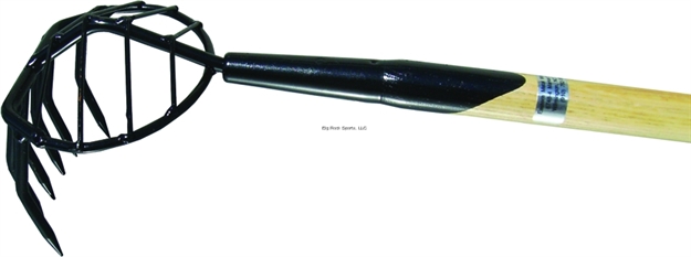 Picture of Down East Clam Rake 5' W/Basket 6-Round Tooth