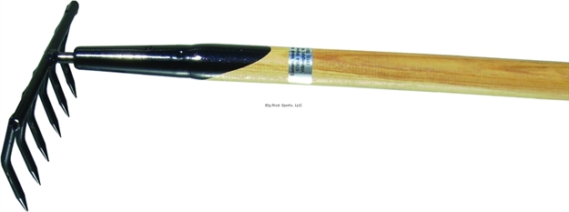 Picture of Down East Clam Scratch Rake 5' 6-Round Tooth