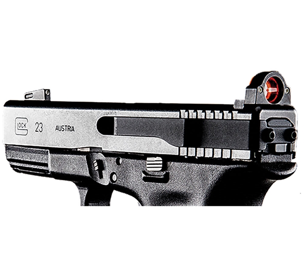 Picture of Dead Ringer Snake Eyes Tritium Sight Set, Front & Rear, Glock G-P4, Green/Orange