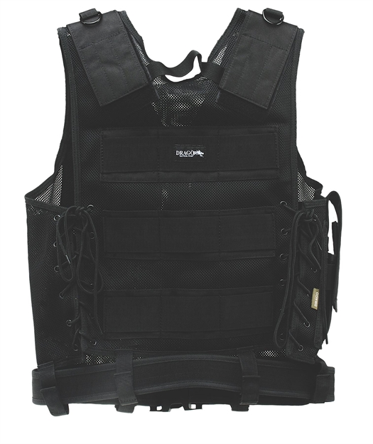Picture of Drago Gear Fast Draw Vest Tactical Black Mesh Net