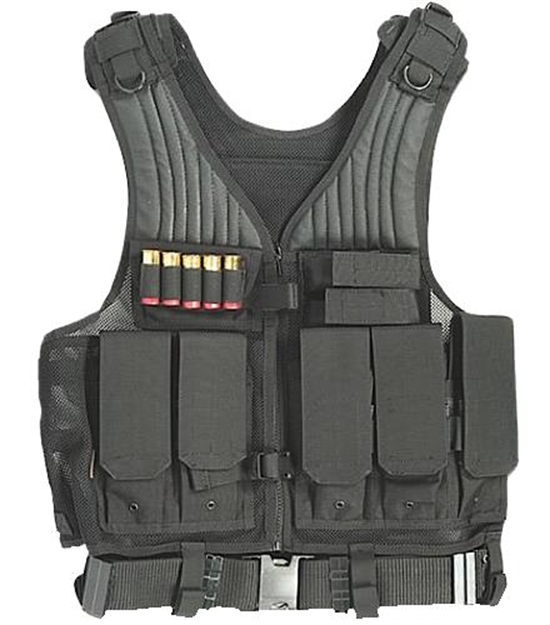 Picture of Drago Gear First Strike Vest Tactical Black Mesh Net