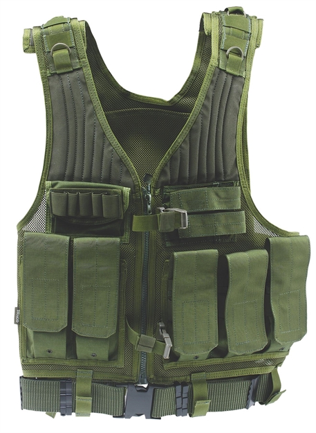 Picture of Drago Gear First Strike Vest Tactical Green Mesh Net