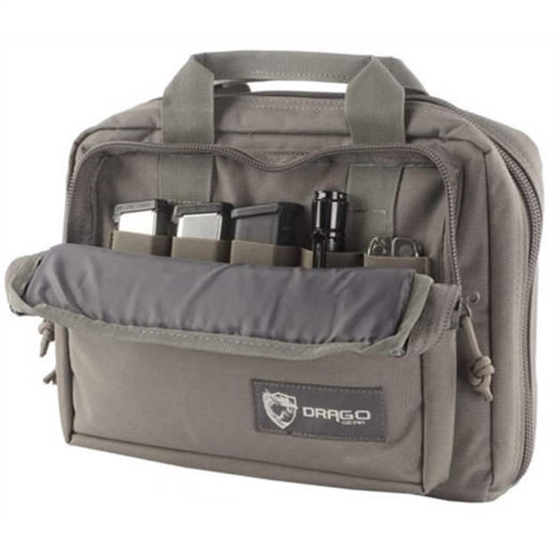 Picture of Drago Gear Double Pistol Case Gray