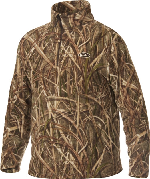 Picture of Drake Outdoors 1/4 Zip Fleece Pullover Blade Dw1081-013-3