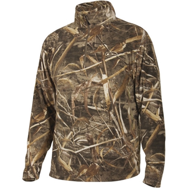 Picture of Drake Outdoors 1/4 Zip Fleece Pullover Max-5 Dw1081-015-2