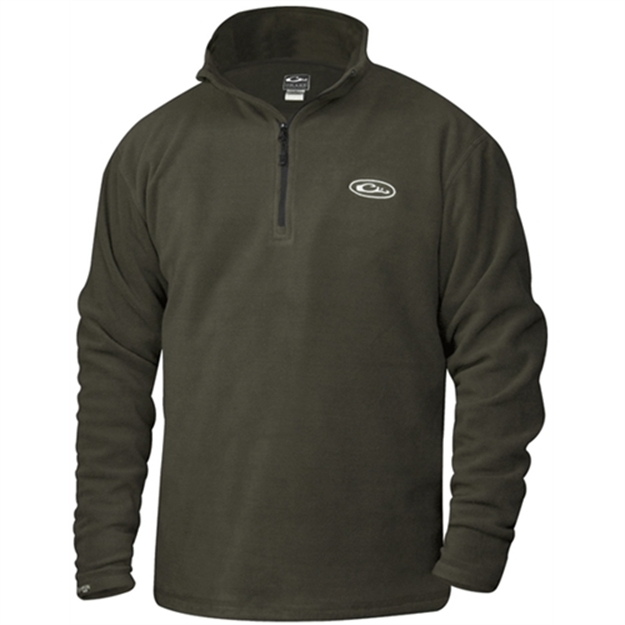 Picture of Drake Outdoors 1/4 Zip Fleece Pullover Moss