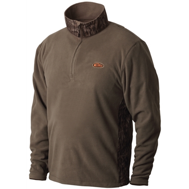 Picture of Drake Outdoors Camp Fleece Olive/Btmlnd Dw5104-006-2