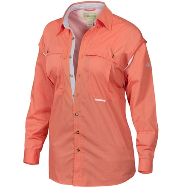 Picture of Drake Outdoors Drake LS Wingshooter Wtrmln Dl1131-Wtm-4