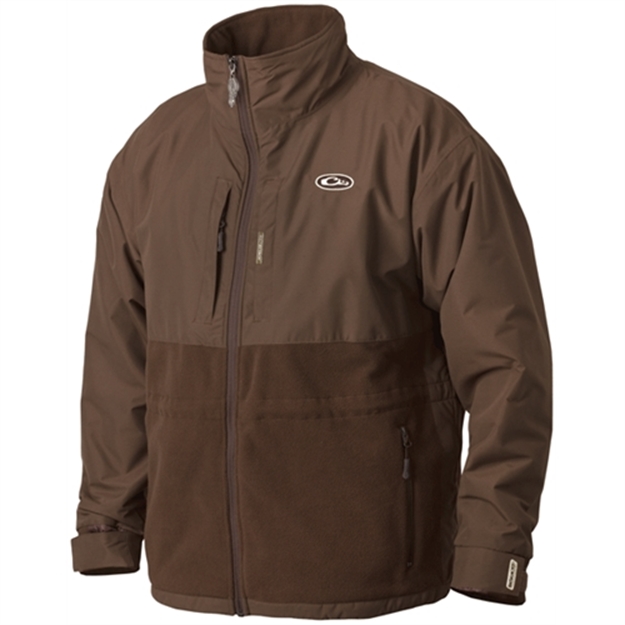 Picture of Drake Outdoors Eqwader Full Zip Jacket Brown