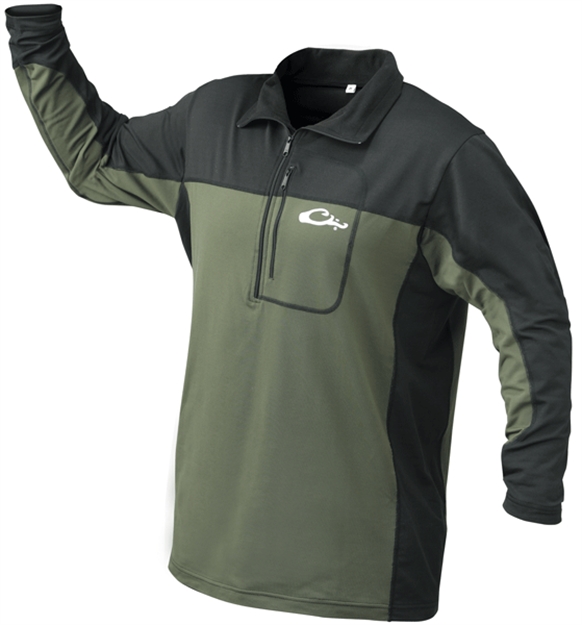 Picture of Drake Outdoors Est Base Layer Jacket Green
