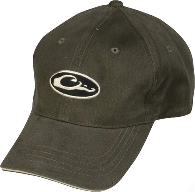 Picture of Drake Outdoors Logo 6 Panel Cap Loden