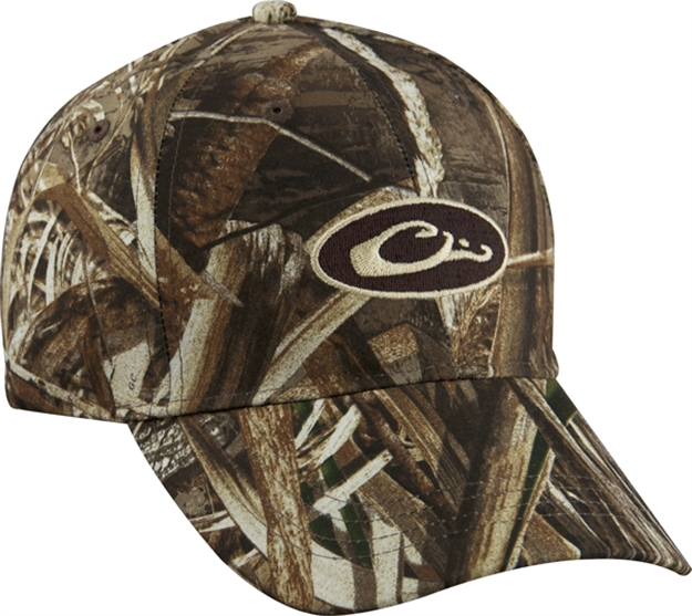 Picture of Drake Outdoors Logo Cotton Camo Cap Max-5