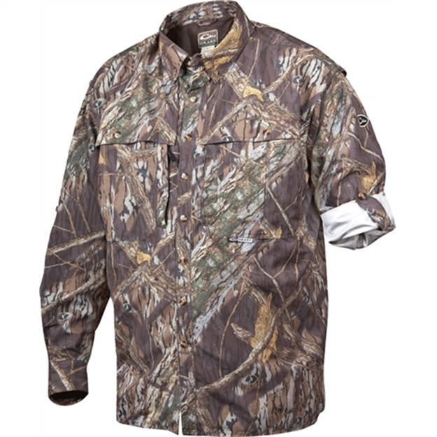 Picture of Drake Outdoors LS Wingshooter Shirt Shbr Dw2610-021-2