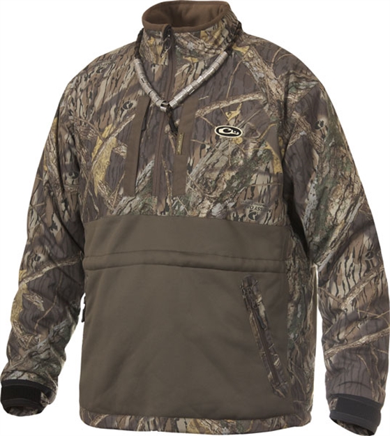Picture of Drake Outdoors Lst Eqwader 1/4 Zip Shbr Dw4340-021-1
