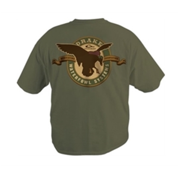 Picture of Drake Outdoors Mallard SS T Shirt Army