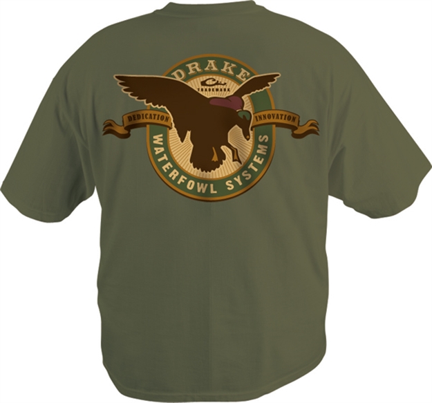 Picture of Drake Outdoors Mallard SS T Shirt Armys