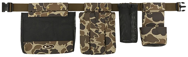 Picture of  Drake Waterfowl Da1090016 Wingshooters Dove Belt Camo/Black Polyester Around The Waist Buckle Closure