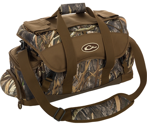 Picture of  Drake Waterfowl Da2020022 Blind Bag Refuge Mossy Oak Bottomland Hd-2 Heavy Duty Nylon Duffle Bag Zipper Closure