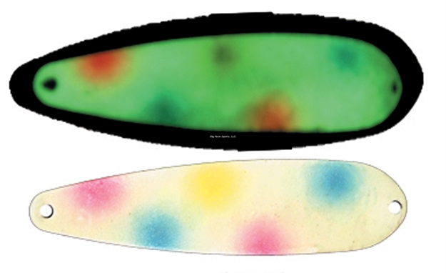 Picture of Dreamweaver DW Magnum Trolling Spoon 4-3/4" Super Glow Wonderbread